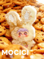 Mocici "Cookie Bunny" Series - Gourmet Patisserie Mystery Plush with 3 Swappable Eye Plates: The Sweetest Bunny in the Bakery
