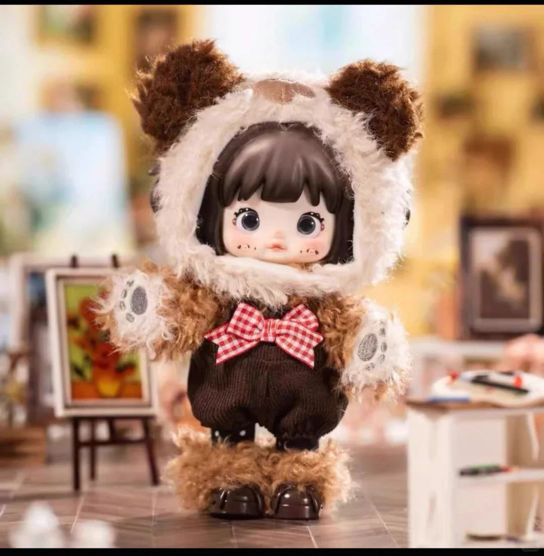 Nommi Forest Kingdom Series Blind Box - 5-Way Articulated Posable Plushie, Healing-Style Mystery Stuffed Toy