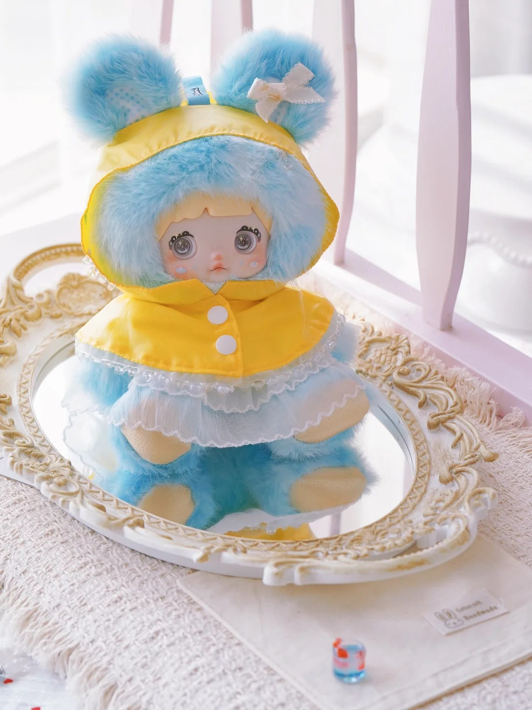 Nommi "Weather Forecast" 2-in-1 Plush Figure - Slim Edition 26cm Art Toy with Keychain Hook for Outdoor Photography