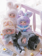 Nommi "Weather Forecast" 2-in-1 Plush Figure - Slim Edition 26cm Art Toy with Keychain Hook for Outdoor Photography