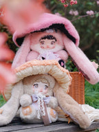 Nommi Bunny Mushroom Hat Series - Kawaii Spring Rabbit Plush Blind Box & Aesthetic Giant Mushroom Mystery Toy