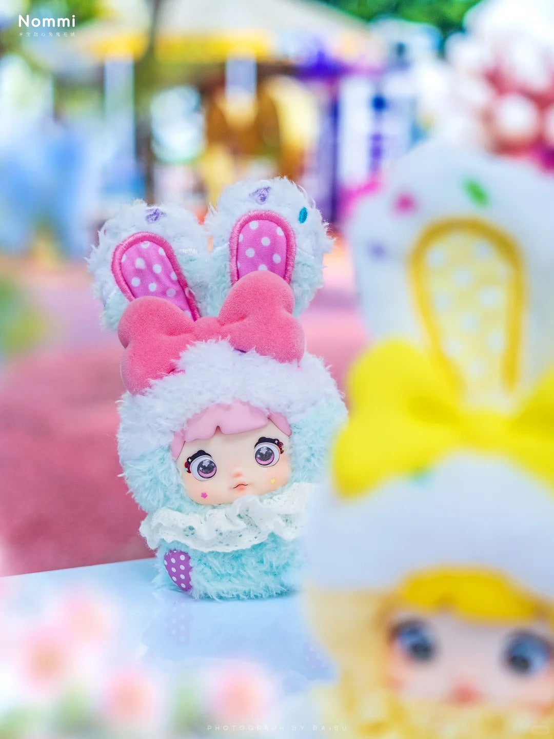 Nommi Sweetheart Series Blind Box - Kawaii Summer Heart Plush Mystery Box & Aesthetic "Mibao" Collectible Toy