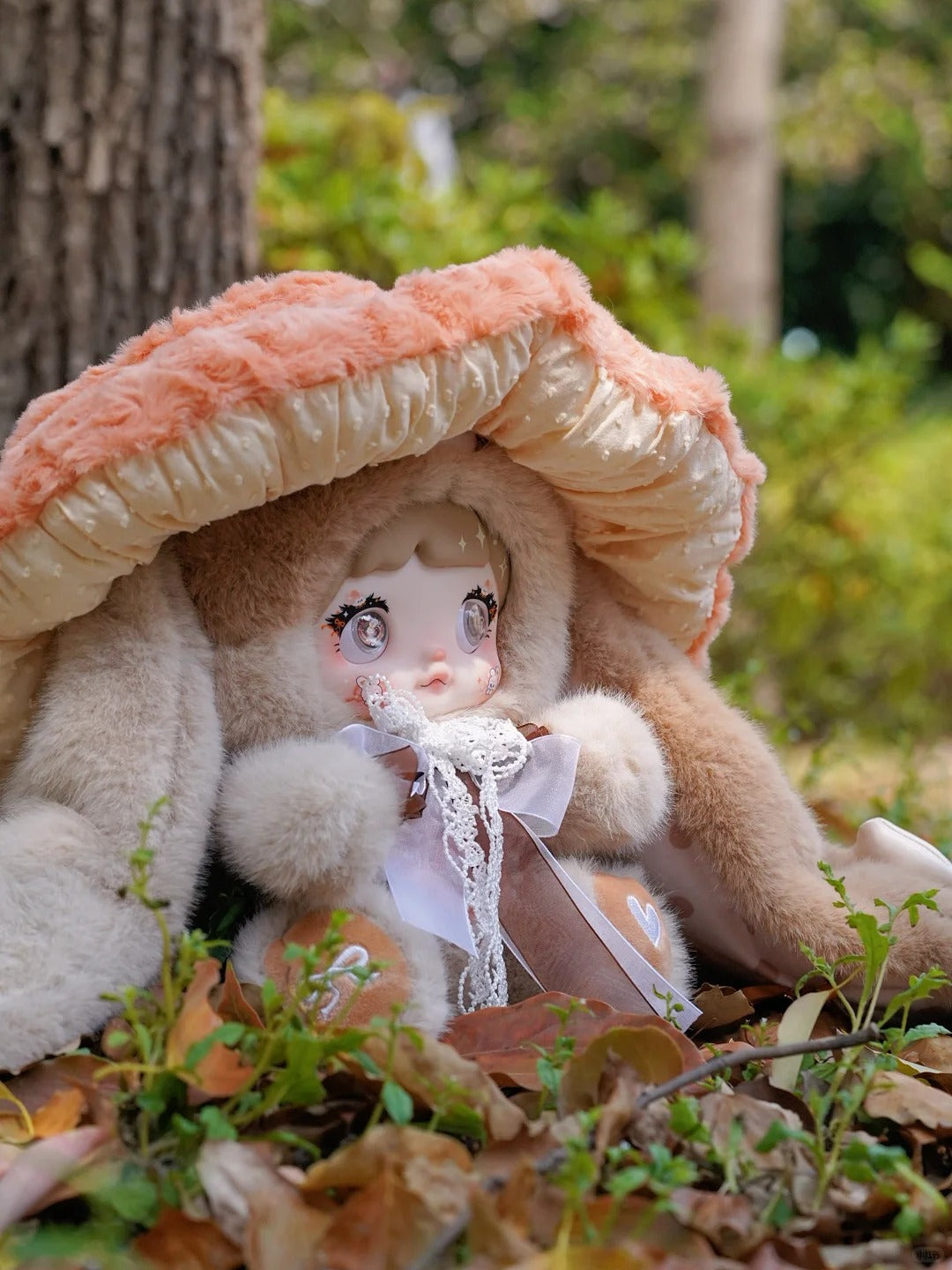 Nommi Bunny Mushroom Hat Series - Kawaii Spring Rabbit Plush Blind Box & Aesthetic Giant Mushroom Mystery Toy