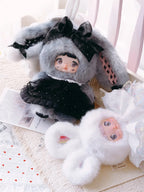 Nommi "Weather Forecast" 2-in-1 Plush Figure - Slim Edition 26cm Art Toy with Keychain Hook for Outdoor Photography