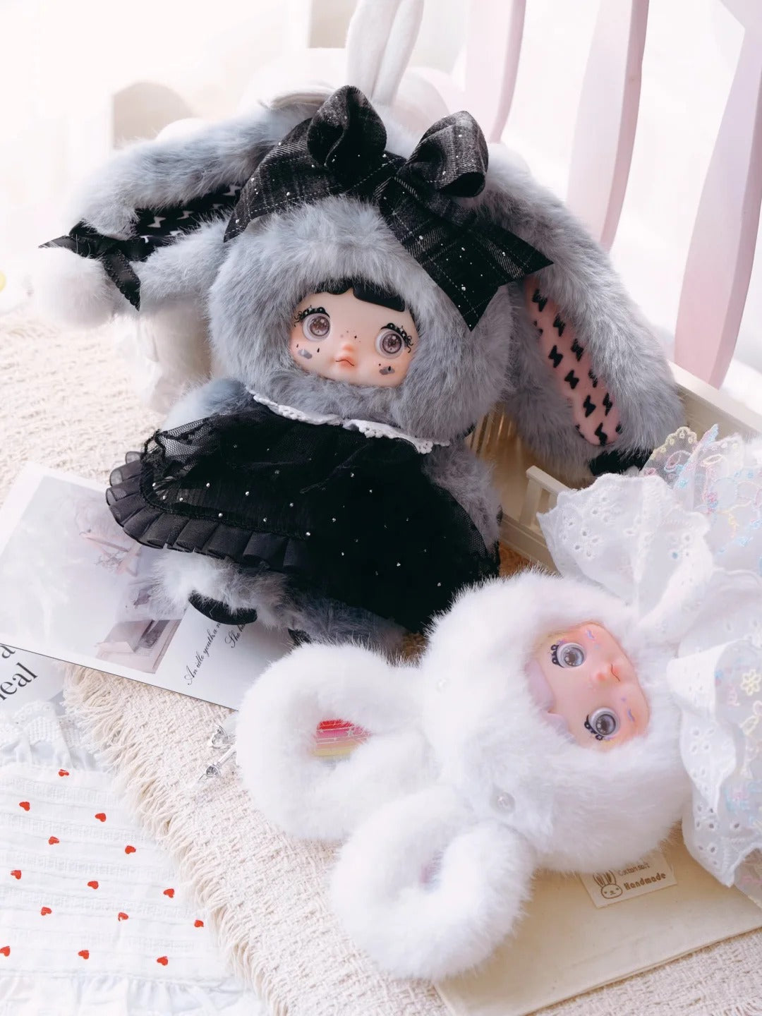 Nommi "Weather Forecast" 2-in-1 Plush Figure - Slim Edition 26cm Art Toy with Keychain Hook for Outdoor Photography