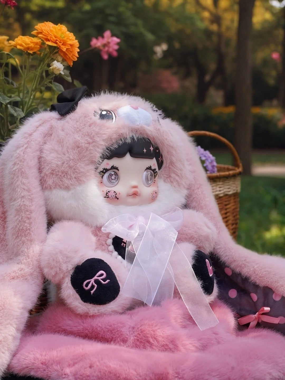 Nommi Bunny Mushroom Hat Series - Kawaii Spring Rabbit Plush Blind Box & Aesthetic Giant Mushroom Mystery Toy