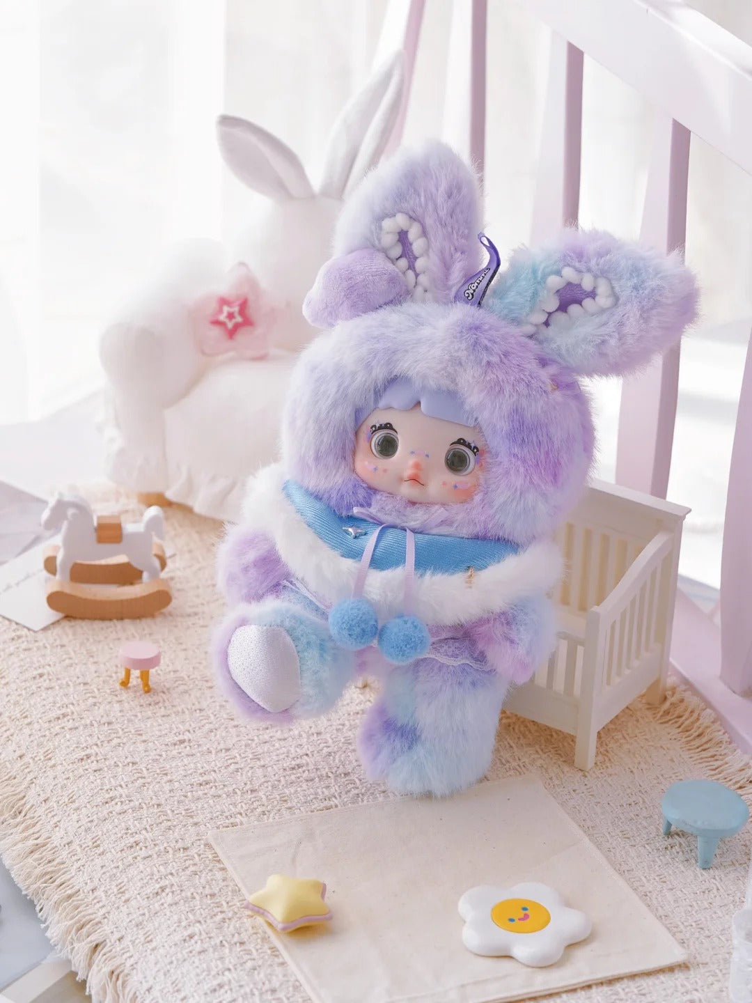 Nommi "Weather Forecast" 2-in-1 Plush Figure - Slim Edition 26cm Art Toy with Keychain Hook for Outdoor Photography