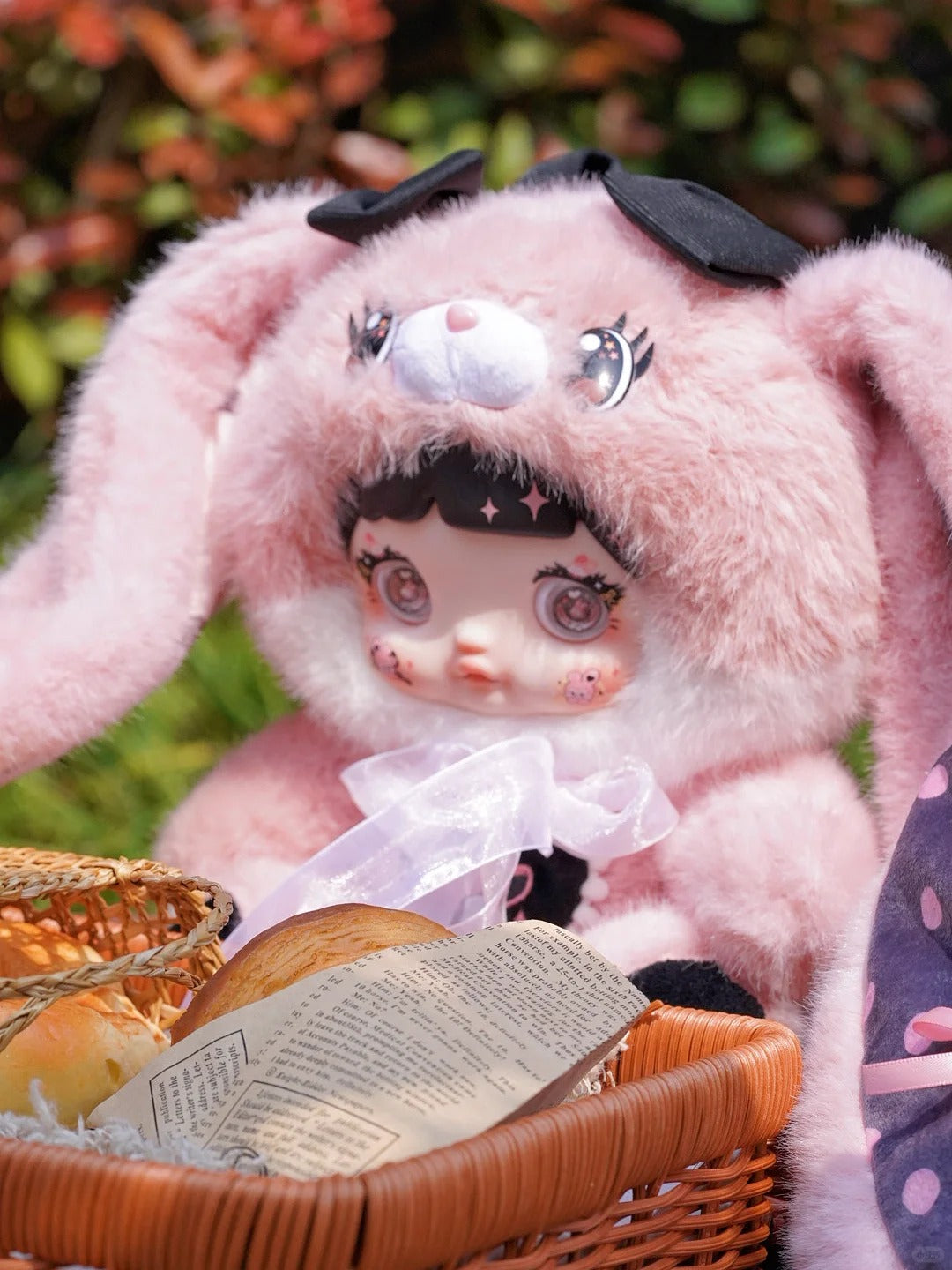 Nommi Bunny Mushroom Hat Series - Kawaii Spring Rabbit Plush Blind Box & Aesthetic Giant Mushroom Mystery Toy