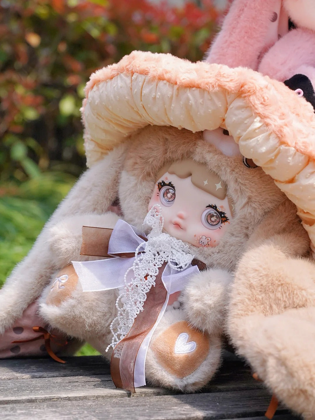 Nommi Bunny Mushroom Hat Series - Kawaii Spring Rabbit Plush Blind Box & Aesthetic Giant Mushroom Mystery Toy