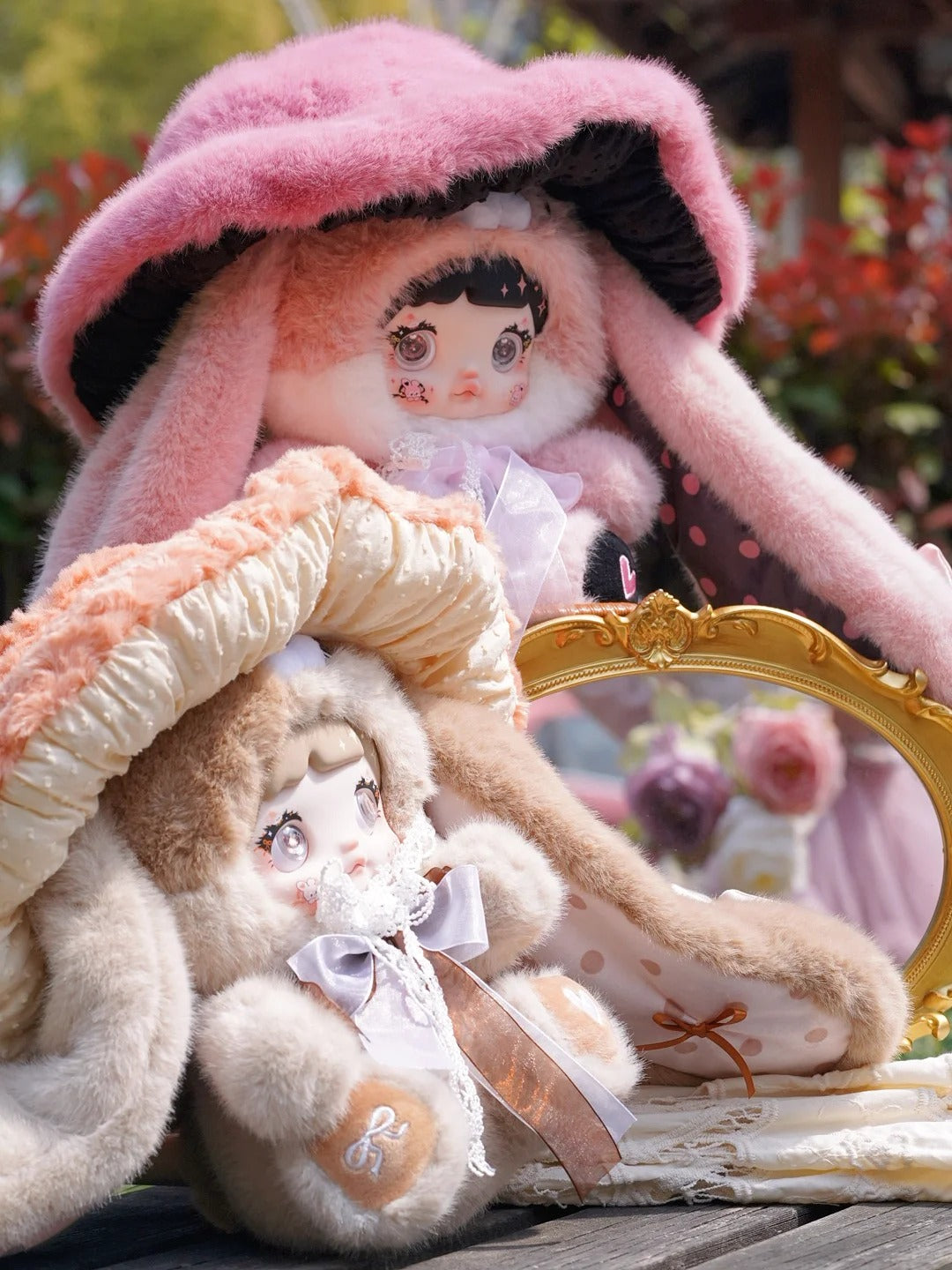 Nommi Bunny Mushroom Hat Series - Kawaii Spring Rabbit Plush Blind Box & Aesthetic Giant Mushroom Mystery Toy