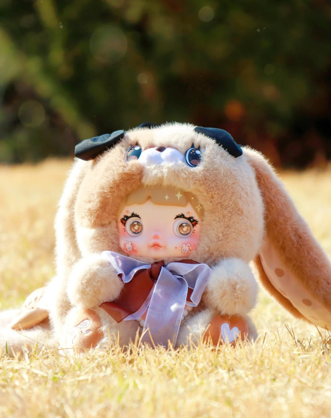 Nommi 400% Large Mushroom Hat Blind Box - Giant Magic Forest Series Mystery Plush with 3-Way Movable Eyes