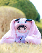 Nommi 400% Large Mushroom Hat Blind Box - Giant Magic Forest Series Mystery Plush with 3-Way Movable Eyes