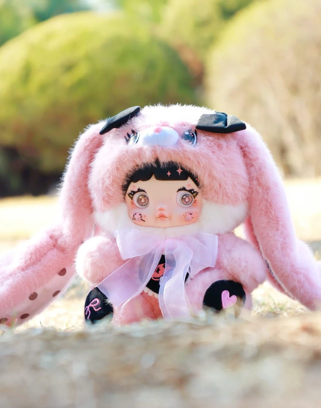 Nommi 400% Large Mushroom Hat Blind Box - Giant Magic Forest Series Mystery Plush with 3-Way Movable Eyes