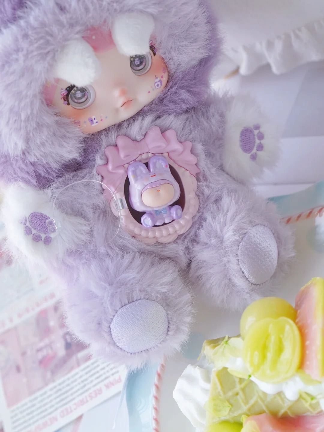 Nommi × Amaryllis "A Bite of Sweetness" Series Blind Box - Romantic Heart-Themed Mystery Plush & Collectible Toy