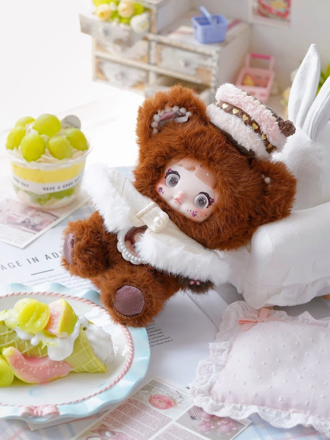 Nommi × Amaryllis "A Bite of Sweetness" Series Blind Box - Romantic Heart-Themed Mystery Plush & Collectible Toy