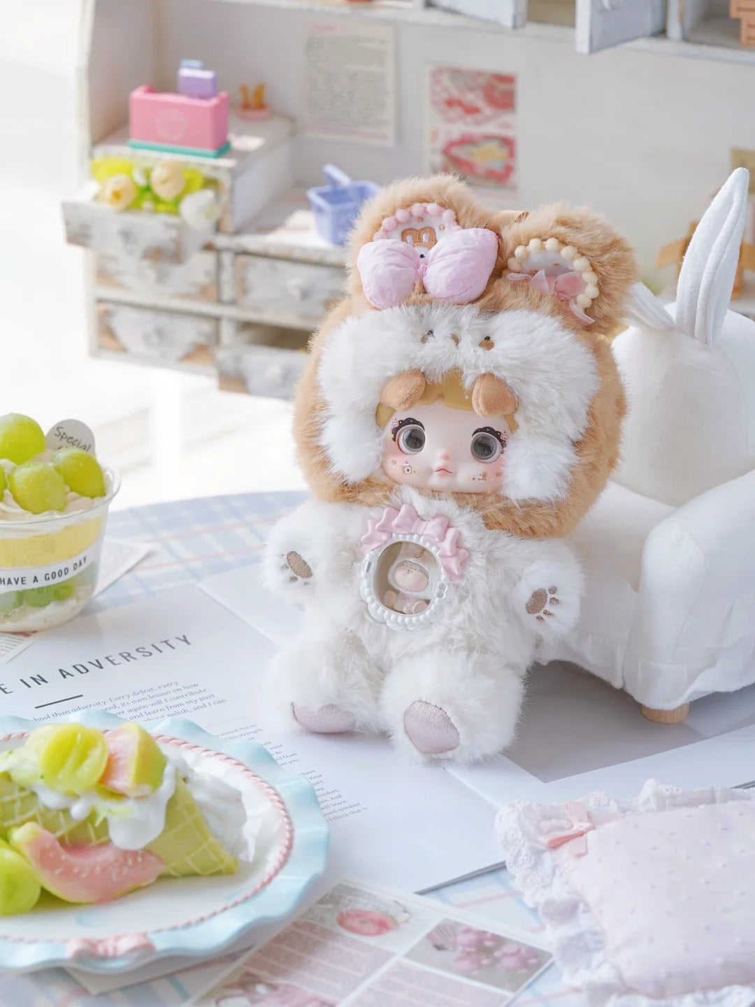 Nommi × Amaryllis "A Bite of Sweetness" Series Blind Box - Romantic Heart-Themed Mystery Plush & Collectible Toy