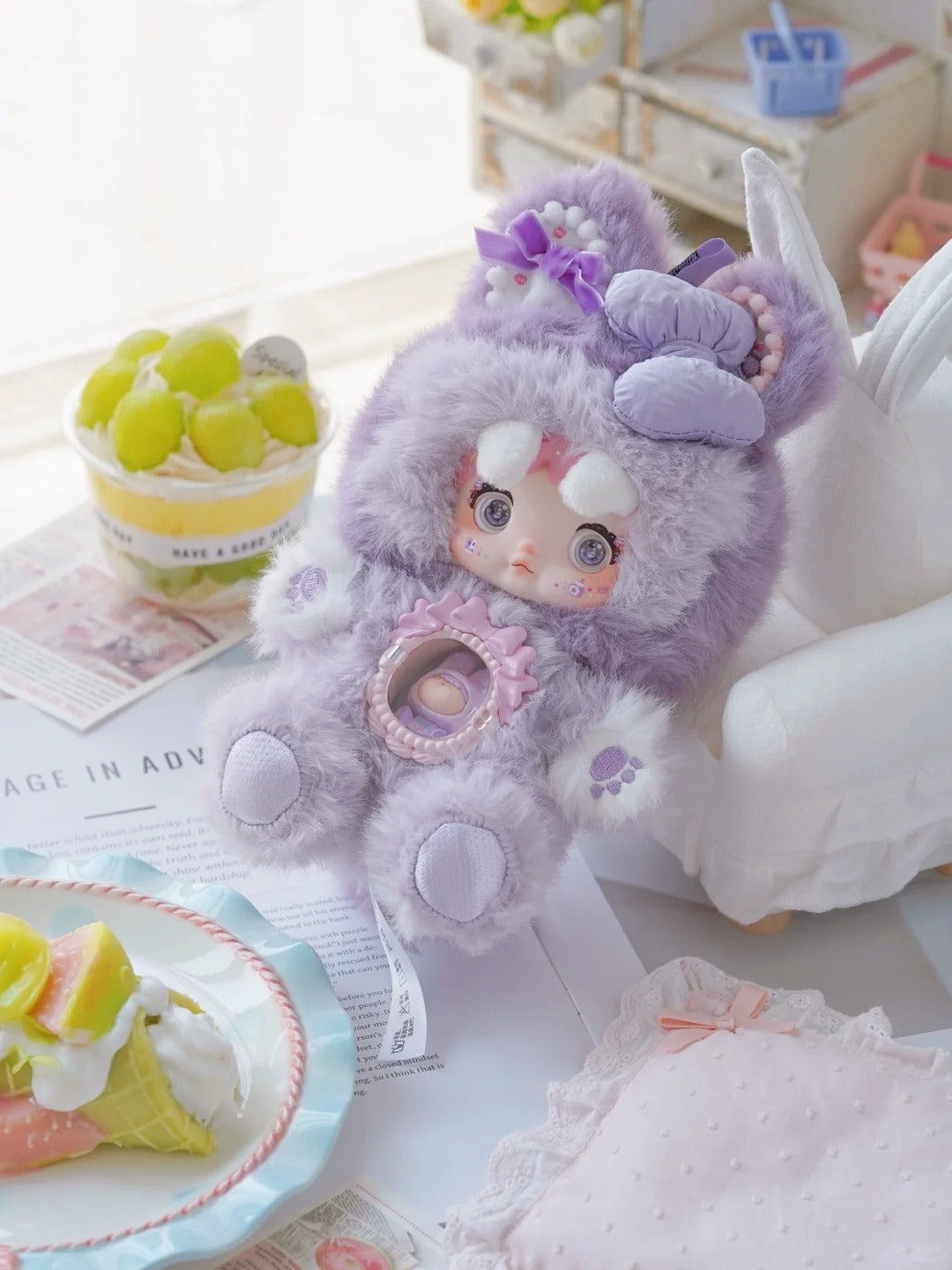 Nommi × Amaryllis "A Bite of Sweetness" Series Blind Box - Romantic Heart-Themed Mystery Plush & Collectible Toy