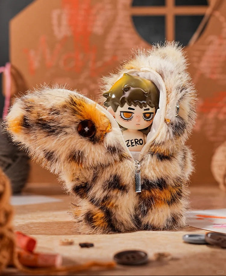 ZERO° Doll Paradise: Rhapsody Series Blind Box - 2-in-1 Vinyl Plush Hybrid Figure with Patched Bear Coat