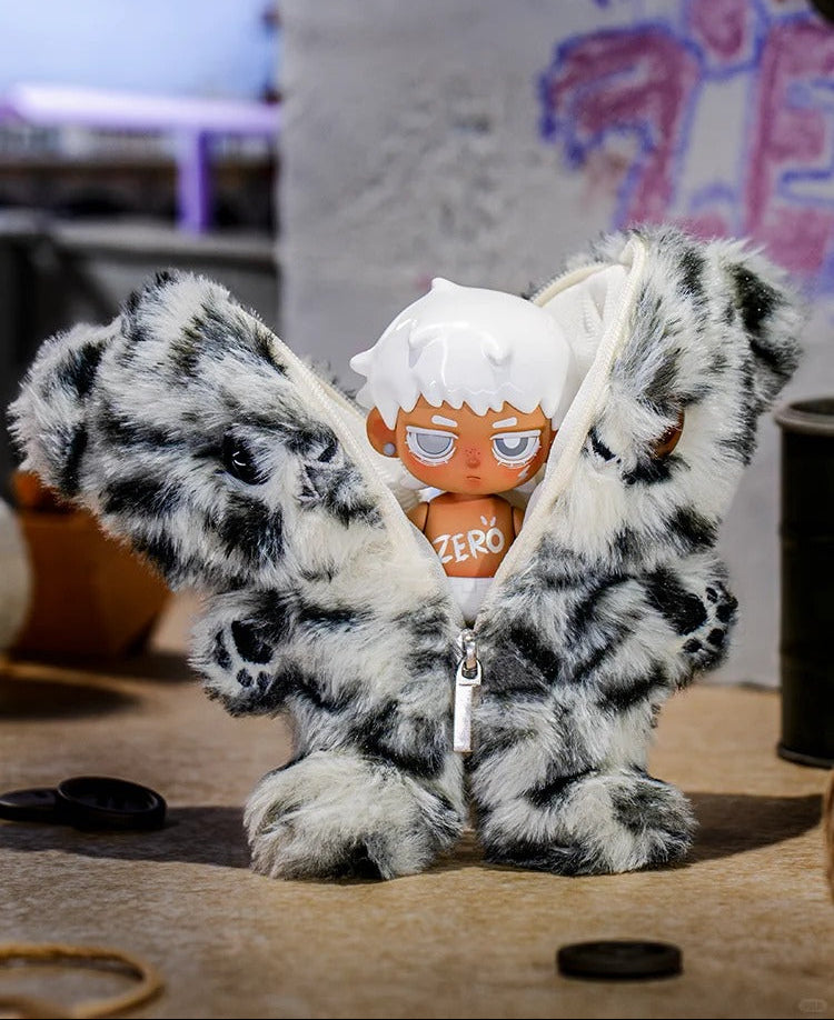 ZERO° Doll Paradise: Rhapsody Series Blind Box - 2-in-1 Vinyl Plush Hybrid Figure with Patched Bear Coat