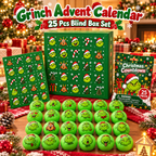 Christmas Green Monster Squishy Advent Calendar Mystery Box