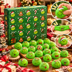 Christmas Green Monster Squishy Advent Calendar Mystery Box