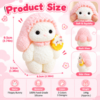 Lop-Eared Bunny Squishy – Food-Grade Silicone Sensory Toy