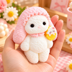 Lop-Eared Bunny Squishy – Food-Grade Silicone Sensory Toy