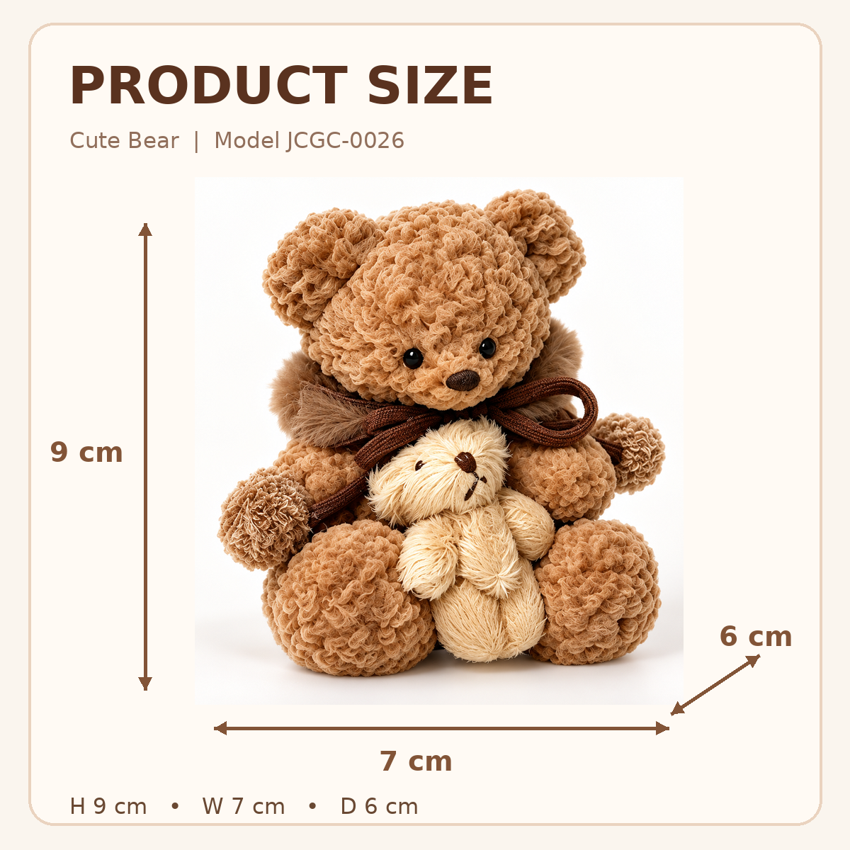 Cute Bear Squishy – Food-Grade Silicone Sensory Toy