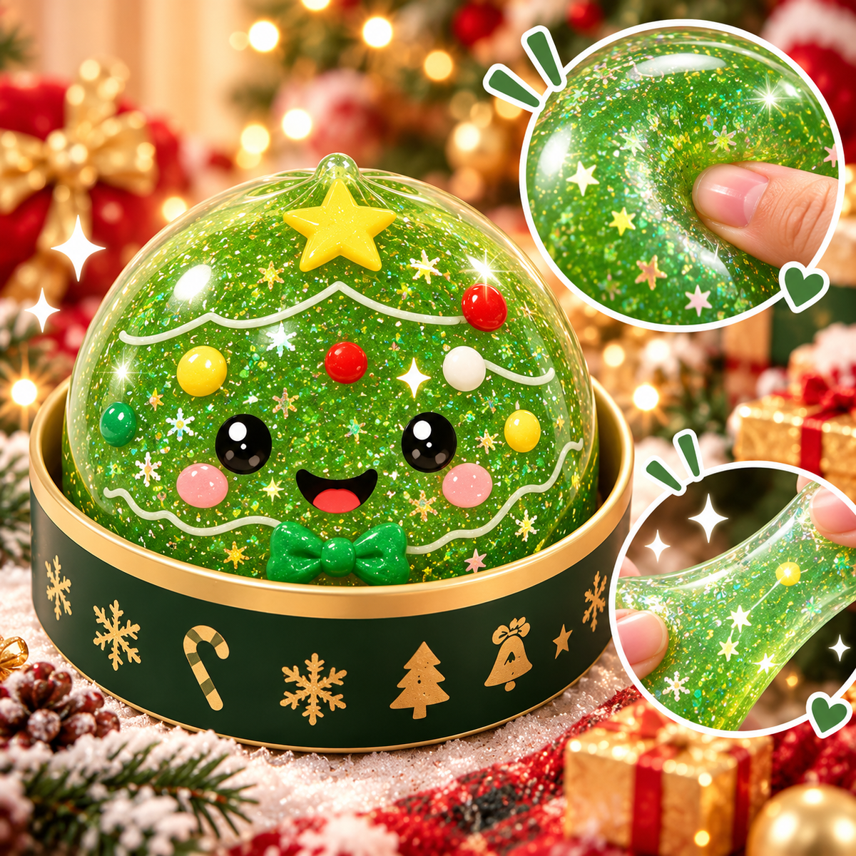 Christmas Squishy Toys – Cute Slow Rising Holiday Stress Relief Gifts