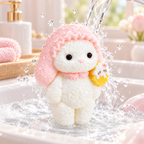 Lop-Eared Bunny Squishy – Food-Grade Silicone Sensory Toy
