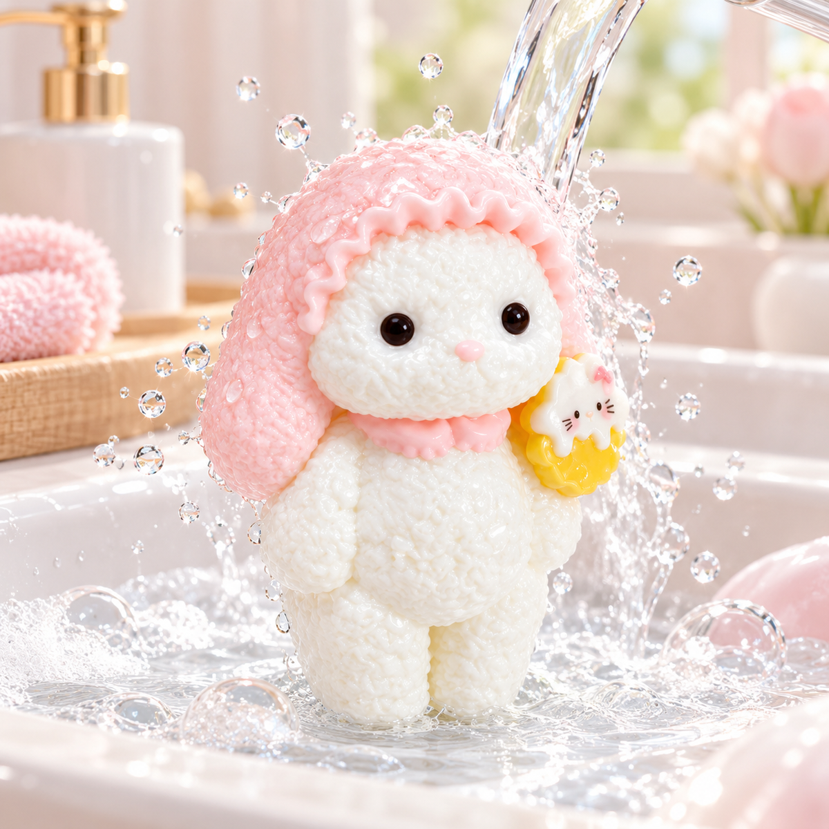 Lop-Eared Bunny Squishy – Food-Grade Silicone Sensory Toy