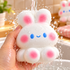 Shy Bunny Squishy – Food-Grade Silicone Sensory Toy