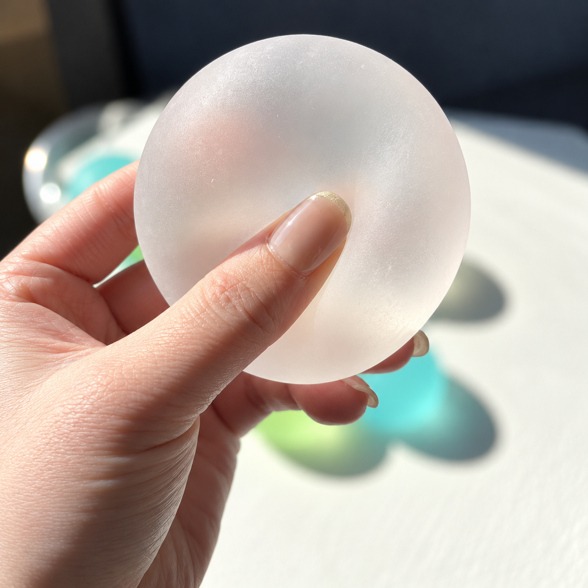 Handmade Squishy Ball – Soft Slow-Rising Sensory Toy