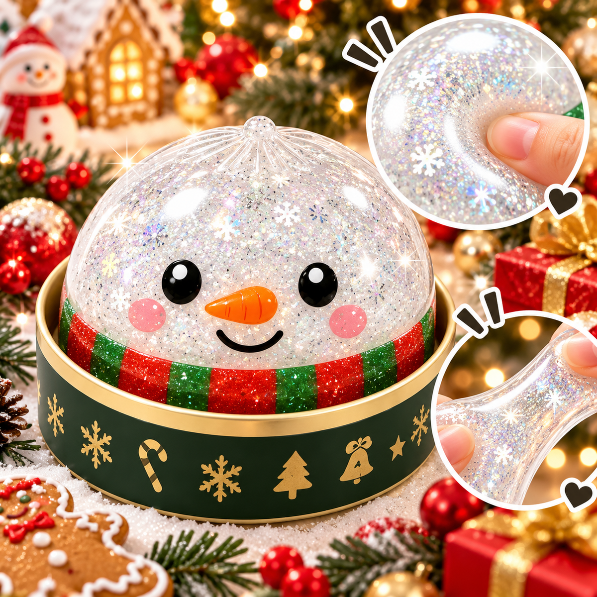 Christmas Squishy Toys – Cute Slow Rising Holiday Stress Relief Gifts