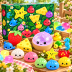 25-Day Dumpling Squishy Advent Calendar – Cute Stress Relief Toys Christmas Countdown Mystery Gift Box