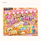 Original pink illustrated squishy countdown box, shown in its existing packaging