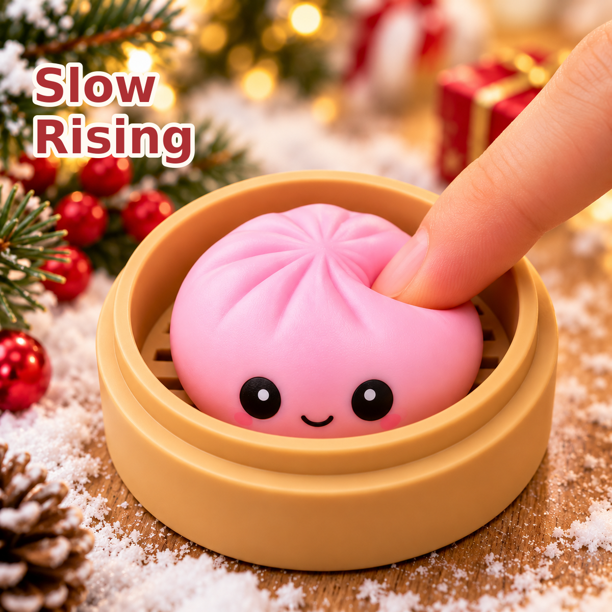 Mystery Dumpling Squishy Advent Calendar – Cute Slow Rising Stress Relief Toy Gift Box